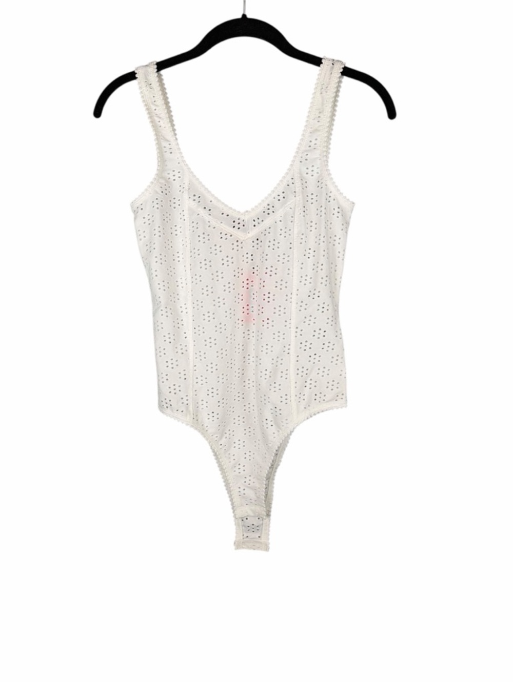 Edikted White Eyelet Lace Bodysuit Style S20754 Size S NWT